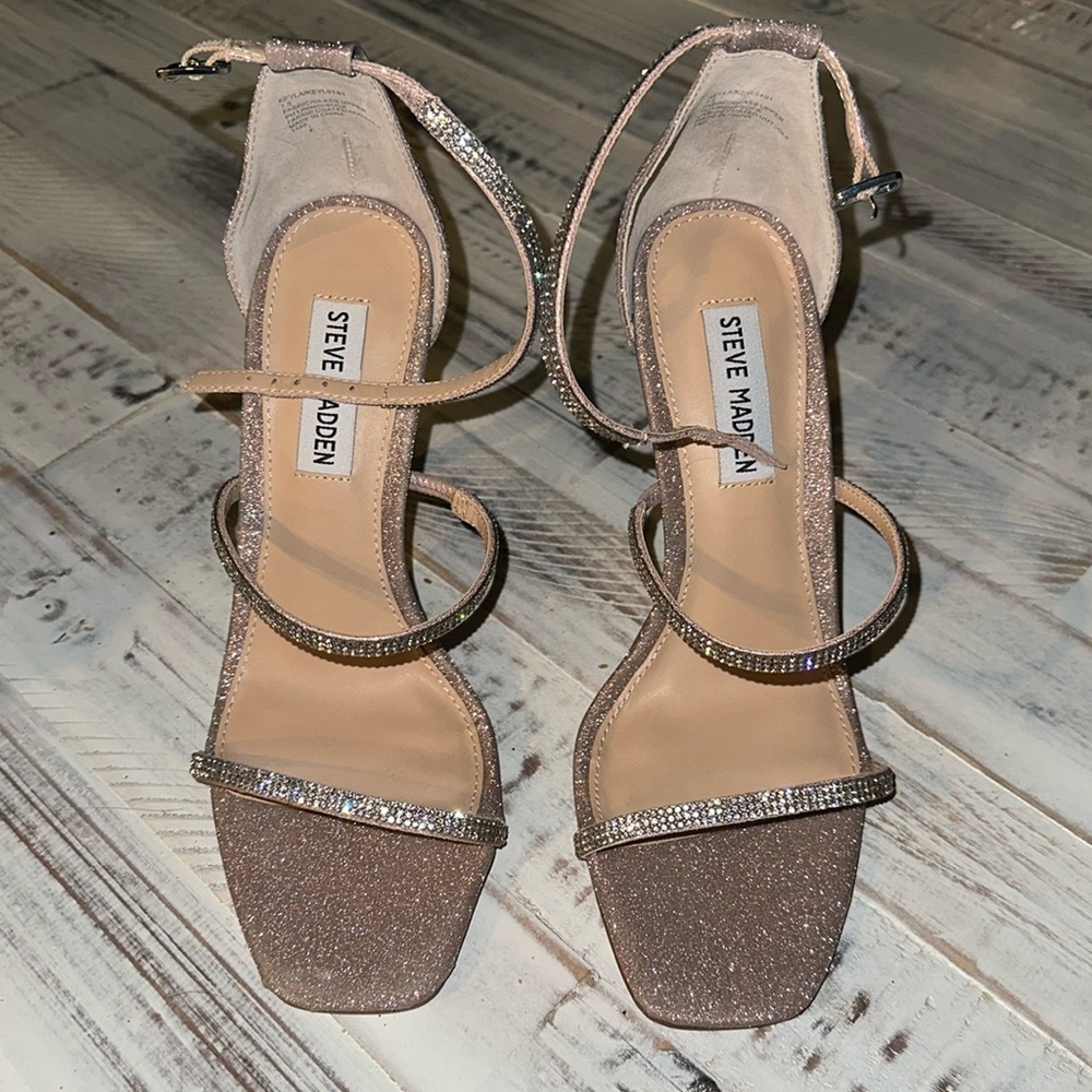 Steve Madden Sparkly Heels, 7.5
